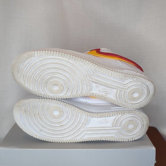 NIKE AIR FORCE 1 07 QS AF1 LOW All Star White 10 Multi Color Swoosh AH8462-102 main image 13